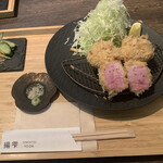 揚雫 - 『TOKYO-X　ヒレ　120g』 ￥6,300『定食セット』￥1,400