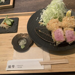 揚雫 - 『TOKYO-X　ヒレ　120g』 ￥6,300『定食セット』￥1,400