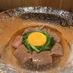 手打ち蕎麦とダチョウ料理 蕎麦島 - レバニラ