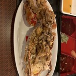 鉄板焼ステーキハウス 四季 - 締めのきのこソテー伊勢海老