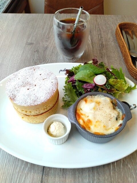 パンケーキ panel cafe 刈谷店 - お皿の上でふるふる揺れる！「panel cafeのふわ