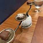 ラ カンロ - チョコ三種　ミント、ココナッツ、燻製