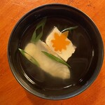 国登録文化財 二木屋 - 2025.10.16 (木)    鹿児島　5000円（税込）　お椀：清汁仕立（紅葉鯛葛打ち、焼き豆腐、人参、九条葱柚子）