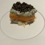 ラ カンロ - クエのフライ タルタルソース キャビアのせ