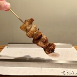 炭焼 ちきんかばぶ - 首皮