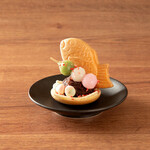 豊洲 ふくらすずめ - 北海道あんバターの鯛もなか