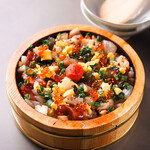 海鮮ばらちらしイクラのせ