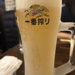 とり源 - 2杯目乾杯♪(*^^)o∀*∀o(^^*)♪