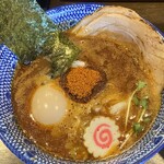 つけ麺 まるぶし - 特製辛つけ麺のスープ