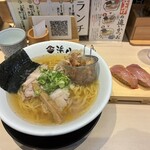 巻き鮨 中華そば 浜八 - 