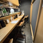 黒豚とんかつ ほり壱 - カウンター席