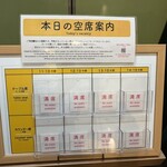 黒豚とんかつ ほり壱 - 本日の空席