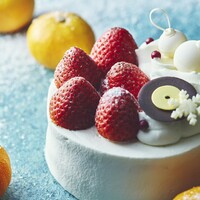 ストロベリー＆みかんのショートケーキ