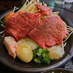 レストラン 牛石 - 特選近江牛の陶板焼き（ヒレ）