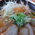 幸楽苑 - ネギ投入