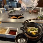 石心亭 - 野菜スープ