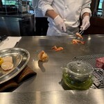 石心亭 - 踊る海老