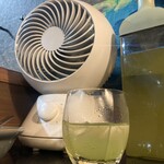 ラーメン・豚足 太吉 - サーキュレーターと水出し緑茶！