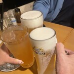 壱豚 - キンキンビールで乾杯