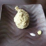 石臼挽き蕎麦香房 山の実 - 蕎麦掻き(2014.11.8)