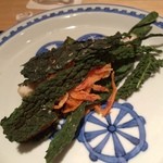 神保町 傳 - 【14年11月】鰆は海老、縮みキャベツと共に