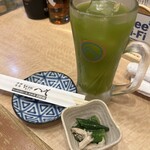 日本酒と串天 座へそ - 