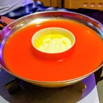 炭火串焼 焼き鳥×野菜巻き串 もちの木 - 野菜串チーズフォンデュ鍋2人前