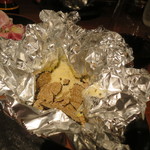 鳥茂 - 脳味噌、チーズとトリュフで2