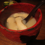 鳥茂 - 松茸のスープ