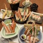 心和 - 贅沢かにフルコース