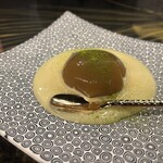 天一 - コーン茶の自家製練乳で初の味覚