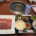 大同苑 仙台泉中央店 - BランチはAランチのお肉の1.5倍