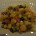 フィオッキ - 2014/11　リコッタのニョッケッティ　季節のインティンゴロ　ハーブ風味