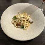 La Bonta - 真鯵の燻製とマスタード風味のアーリオ・オーリオ