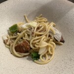 La Bonta - 真鯵の燻製とマスタード風味のアーリオ・オーリオ