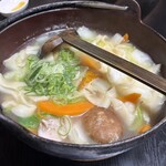 のんきばぁーば - 鶏しおほうとう