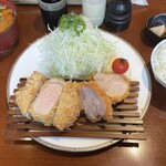 とんかつ ばんぶー - 厚切りロースかつ