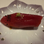 清寿司 - 赤身、黒胡椒