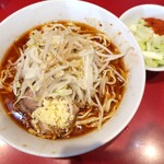 ラーメン二郎 - ラーメンミニ＋ニンニク少し＋ＳＫ白ネギ