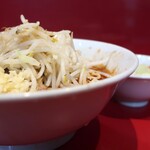 ラーメン二郎 - ラーメンミニ＋ニンニク少し＋ＳＫ白ネギ