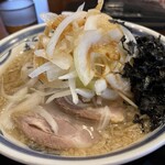 ラーメン南の - 背脂醤油玉ねぎトッピング