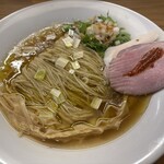 めん処 きよ洲 - サバとオリーブの芳醇ぶたらぁめん950円税込大盛り