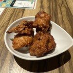 担担麺 胡 - セットの唐揚げ。