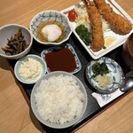 すし久 - 副菜も美味しそう^o^白米が艶々！