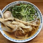 じげん - さば節ラーメン(醤油)＋味玉