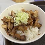 麺 ふじさき - チャーシューご飯