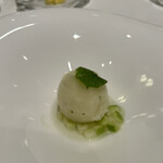 メゾン ポール・ボキューズ - 青りんごとライムのフレッシャー　シャルトリューズのジュレ