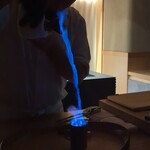 ふぐまどんな - ヒレ酒