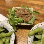 炭火焼鳥 ぷんちゃん - するめイカキモ和え