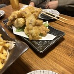 炭火焼鳥 ぷんちゃん - セセリの天ぷら